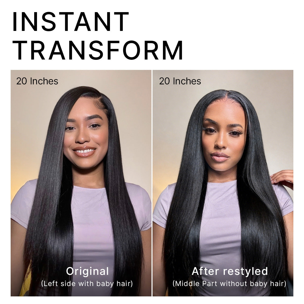 All-Day Comfort Glueless Wig – 7x6 HD Lace, Natural & Easy Fit