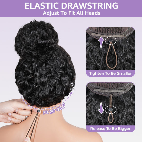 Wear & Go Burmese Curly Wig — HD Lace, Natural Melt, Zero Glue Needed 💖