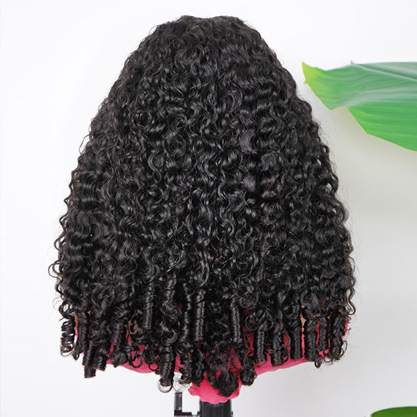 Wear & Go Burmese Curly Wig — HD Lace, Natural Melt, Zero Glue Needed 💖