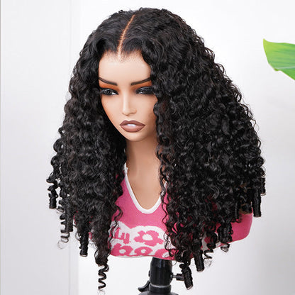 Wear & Go Burmese Curly Wig — HD Lace, Natural Melt, Zero Glue Needed 💖