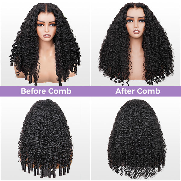 Wear & Go Burmese Curly Wig — HD Lace, Natural Melt, Zero Glue Needed 💖