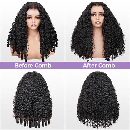 Wear & Go Burmese Curly Wig — HD Lace, Natural Melt, Zero Glue Needed 💖
