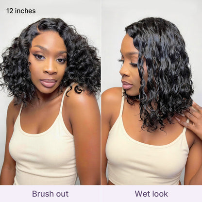 ⏰ LIMITED TIME OFFER 🔥Ready-to-Wear Glueless Curly Bob Wig