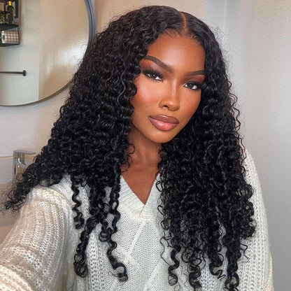 Wear & Go Burmese Curly Wig — HD Lace, Natural Melt, Zero Glue Needed 💖